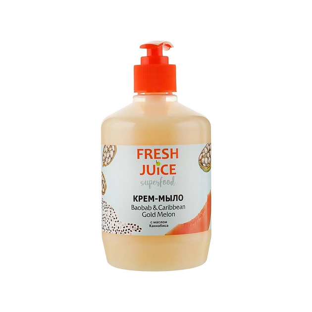 Рідке мило Fresh Juice Superfood Baobab & Caribbean Gold Melon 460 мл (4823015942259) - зображення 1