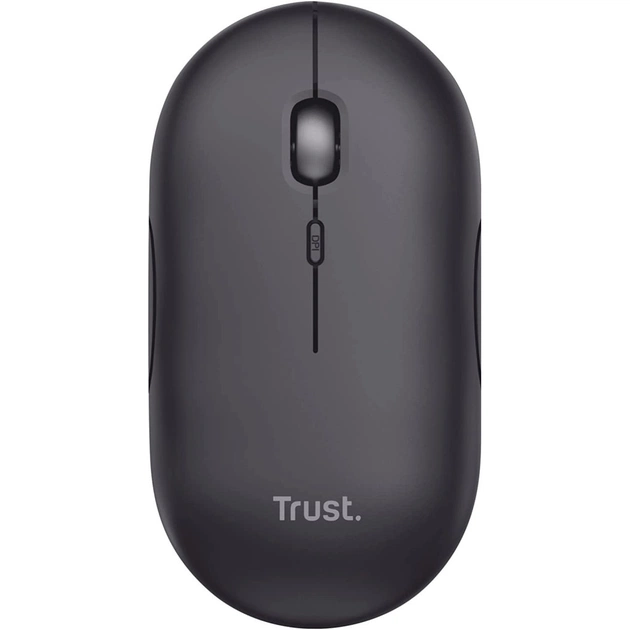 Мишка Trust Puck Wireless/Bluetooth Silent Black (24059) - зображення 1