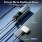 Батарея универсальная Vention 27000mAh 100+10W PD/3.1, UFCS, PPS, TFT Display, gray (FKGH0) - уменьшенное изображение 9