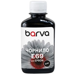 Чорнило Barva Epson T69, 180 мл, Pigm, Black (E69-940) зображення 1