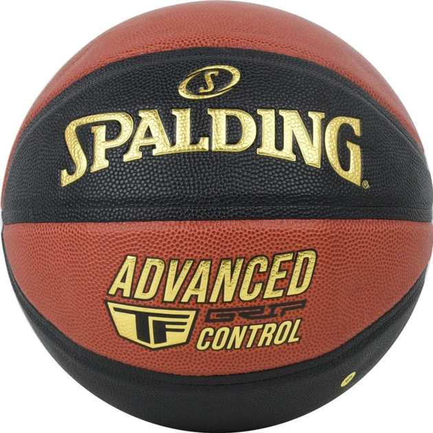 М'яч баскетбольний Spalding Advanced Grip Control чорний, помаранчевий Уні 7 76872Z (689344405520) - изображение 1