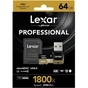 Карта пам'яті Lexar 64GB microSDXC class 10 UHS-II U3 (LSDMI64GCRBEU1800R) - зменшене зображення 3