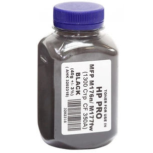 Тонер AHK HP Pro MFP M176n/177fw, 40г Black (3202318) зображення 1