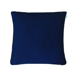Наволочка Прованс декоративна в'язана шато темно-синій 45х45 (011691) зображення 1