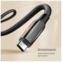 Дата кабель USB-C to USB-C 1.0m (PVC+Aluminum Alloy) (PD Fast Charging 240W) 5А black ColorWay (CW-CBPDCC069-BK) - preview 10