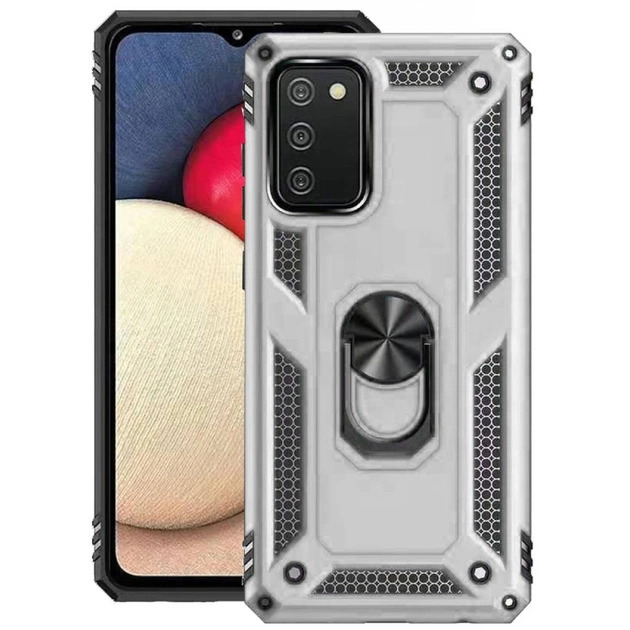 Чохол до мобільного телефона BeCover Military Samsung Galaxy A02s SM-A025/A03s SM-A037/M02s SM-M025 Silver (706015) - зображення 1