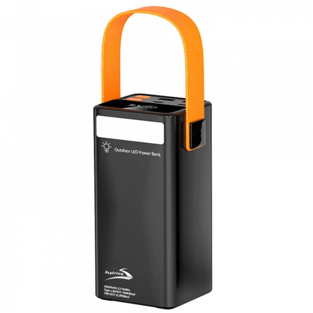 Батарея универсальная Aspiring Vigor 50 50000mAh PD/100W (VTR-PB-V50) - изображение 1