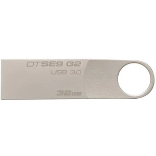 USB флеш накопичувач Kingston 32GB DataTraveler SE9 Silver USB 2.0 (DTSE9G2/32GBZ) зображення 1
