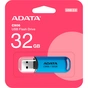 USB флеш накопичувач ADATA 32GB C906 Blue USB 2.0 (AC906-32G-RWB) - зменшене зображення 3