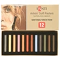 Пастель Santi Skin Tones суха 12 кольорів (353697) - уменьшенное изображение 1