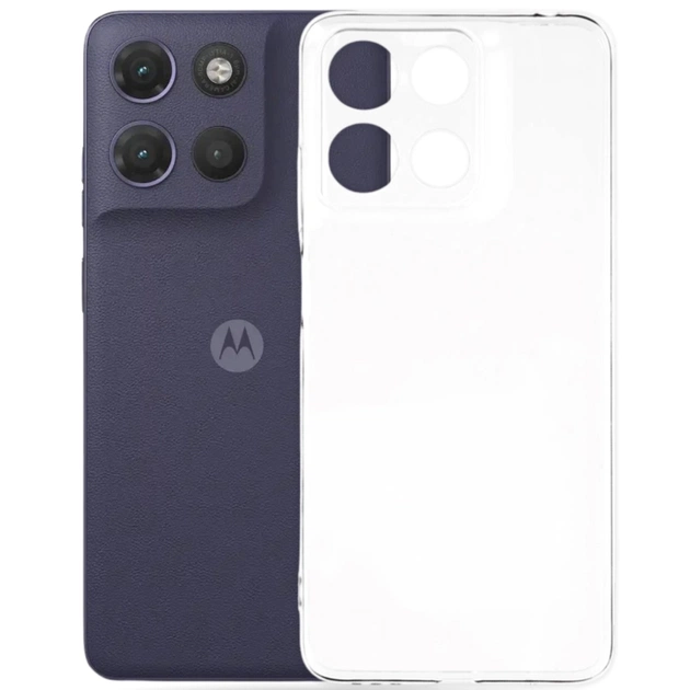 Чохол до мобільного телефона BeCover Silicone Motorola Moto G17 / G17 Power Transparent (716017) - зображення 1