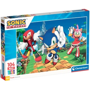 Пазл Clementoni Sonic серія MAXI 104 елементи (25764) зображення 1