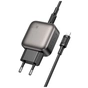 Зарядное устройство BOROFONE BAS54A Absolute 1xUSB-C PD20W + 1xUSB QC3.0 + cable USB-C to Lightning Black (6941991116216) - уменьшенное изображение 3