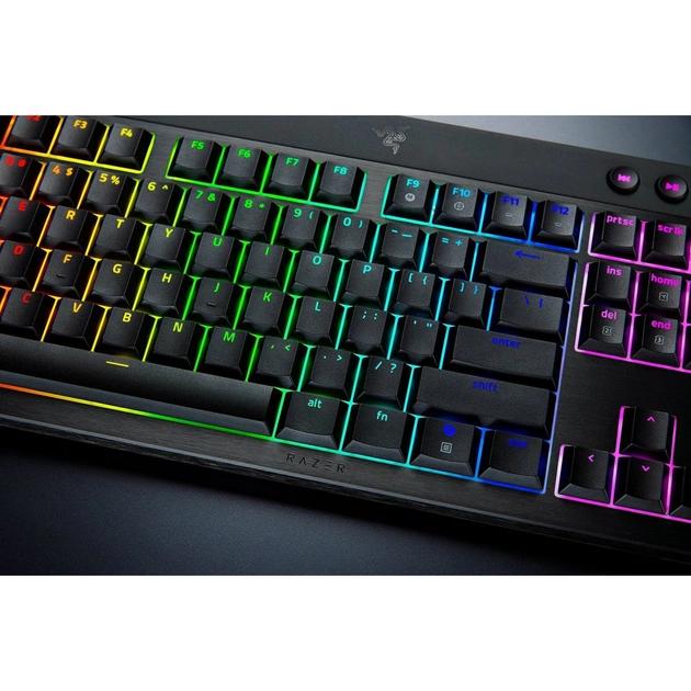 Клавіатура Razer BlackWidow V4 Low-Profile Wireless/Bluetooth/USB Orange switch UA Black (RZ03-05270800-R3M1) - зображення 9