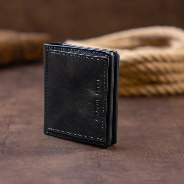 Портмоне Grande Pelle Чорне (11329) - зображення 10