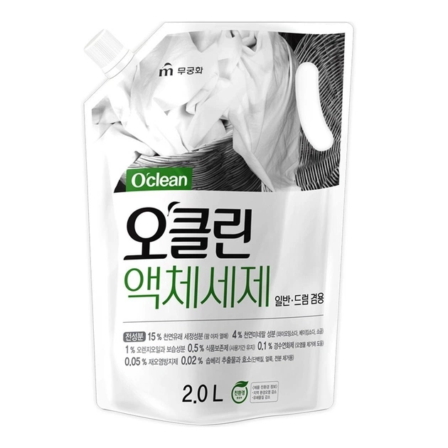 Гель для прання Mukunghwa O'Clean Liquid Laundry Detergent 2 л (8801173701334) - изображение 1