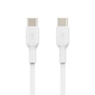 Дата кабель USB-С - USB-С, PVC, 1m, white Belkin (CAB003BT1MWH) - зменшене зображення 3
