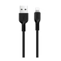 Дата кабель USB 2.0 AM to Lightning 2.0m 2A X20 black HOCO (6957531068860) - зменшене зображення 2