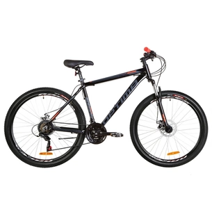 Велосипед Optimabikes 27.5" MOTION AM DD рама-17" 2019 чорно-помаранчевий (OPS-OP-27.5-037) зображення 1
