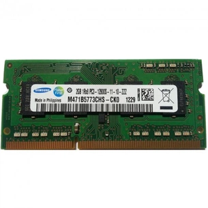 Модуль пам'яті для ноутбука SoDIMM DDR3 2GB 1600 MHz Samsung (M471B5773CHS-CK0 Ref) зображення 1
