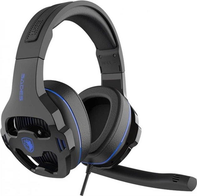 Гарнітура Sades SA-726 Ppower Black/Blue (sa726blj) - зображення 1