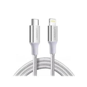 Дата кабель USB-C to Lightning 1.0m US304 MFI White Ugreen (US304/70523) зображення 1