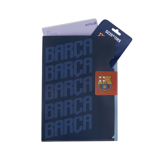 Папка - куточок Kite із клапаном A4 FC Barcelona (BC25-248) - picture 4
