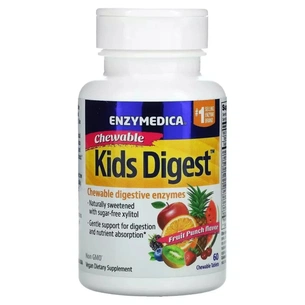 Пробіотики Enzymedica Ферменти травні для дітей, смак фруктів, Kids Dig (ENZ-11010) зображення 1