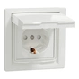Розетка Schneider Electric ASFORA з кришкою IP44, біла (EPH3100321) - уменьшенное изображение 2