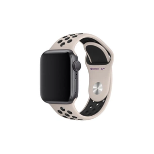 Ремінець до смарт-годинника Apple 40mm Desert Sand/Black Nike Sport Band S/M & M/L (MWU82ZM/A) зображення 1