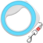 Повідець для собак WAUDOG R-leash світловідбиваюча стрічка XS-M до 40 кг 2.9 м блакитни (81272) - уменьшенное изображение 1