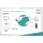 Перехідник mini DP to DP, M/F, 0.15m, white Digitus (DB-340405-001-W) - зменшене зображення 2