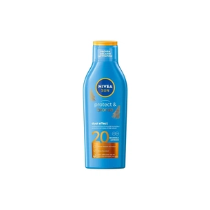 Засіб від засмаги Nivea Sun Сонцезахисний лосьйон Захист та засмага SPF 20 200 мл (4005900460219) зображення 1
