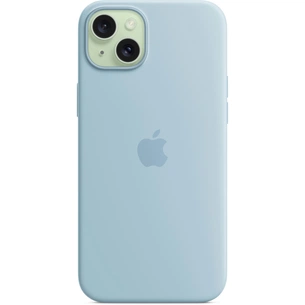 Чохол до мобільного телефона Apple iPhone 15 Plus Silicone Case with MagSafe - Light Blue, Model A3124 (MWNH3ZM/A) зображення 1