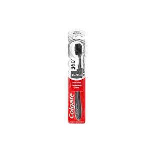 Зубна щітка Colgate 360 Деревне вугілля Салатова (2170000000046) зображення 1