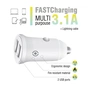 Зарядний пристрій Piko CC-312 (2USB3,1A) + Lightning cable (1283126538810) - зменшене зображення 3