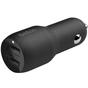 Зарядний пристрій Belkin Car Charger 24W Dual USB-A black (CCB001BTBK) - зменшене зображення 3