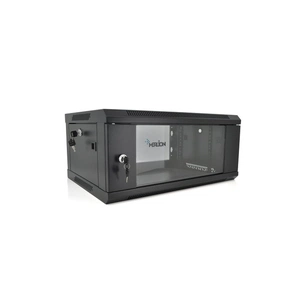 Шафа настінна Merlion 4U 19" 600*600*279 (Ш*Г*В)мм, black (Ml3-6604 / 23524) изображение 1