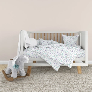 Дитячий постільний набір Home Line Тедді (бузково-бірюзовий) (181500) изображение 1