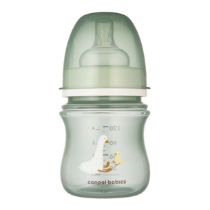 Пляшечка для годування Canpol babies Easystart - Гуси антиколікова з широким отвором 120 мл (35/244) зображення 1
