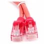 Патч-корд 0.5м, UTP, cat.5e, LSZH, red Molex (PCD-01000-0C) - зменшене зображення 1