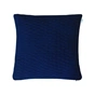 Наволочка Прованс декоративна в'язана шато темно-синій 45х45 (011691) - зменшене зображення 1