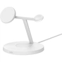 Зарядний пристрій Belkin 3in1 Magnetic Pad Qi2 15W White (WIZ032KQWH) - зменшене зображення 1
