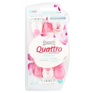 Бритва Wilkinson Sword Quattro for Women Sensitive 3 шт. (4027800108107) зображення 1