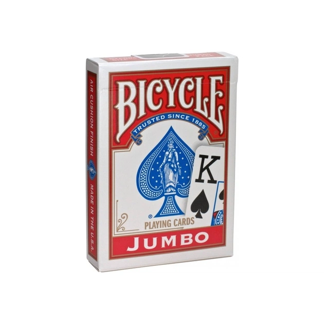Гральні карти Bicycle Rider Back International Jumbo Index (red) (JIR001-1) - изображение 1