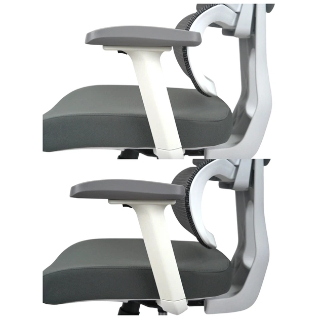 Офісне крісло Аклас Арктик GTR 3D WT (LVB Grey OS Gray) (00166118) - зображення 11