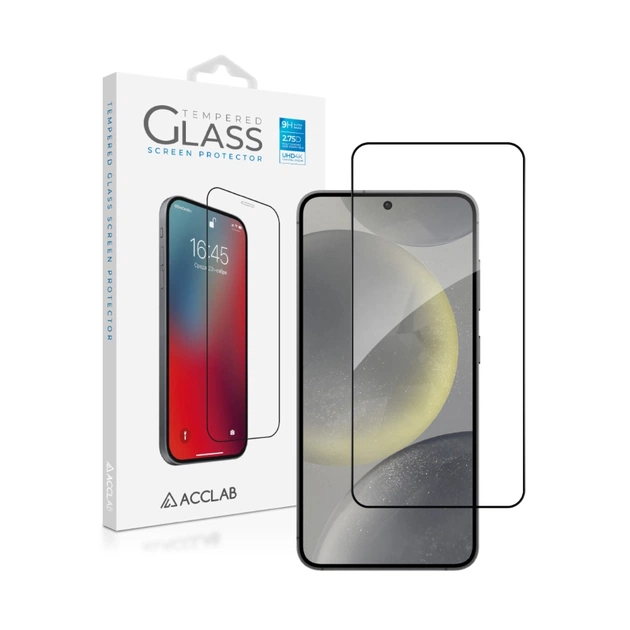 Скло захисне ACCLAB Full Glue Samsung Galaxy S24 Plus Black (1283126591907) - зображення 1