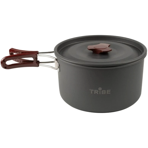 Котел туристичний Tribe Pot 1,9 л Alu алюмінієвий (T-FH-0014-grey) - зображення 1