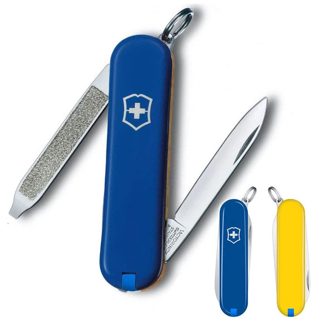 Ніж Victorinox Escort Ukraine 58 мм Синьо-жовтий (0.6123.2.8) - зображення 2