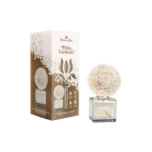 Аромадифузор Elix Квітка з солі White Gardenia 100 мл (5906074152438) - picture 1